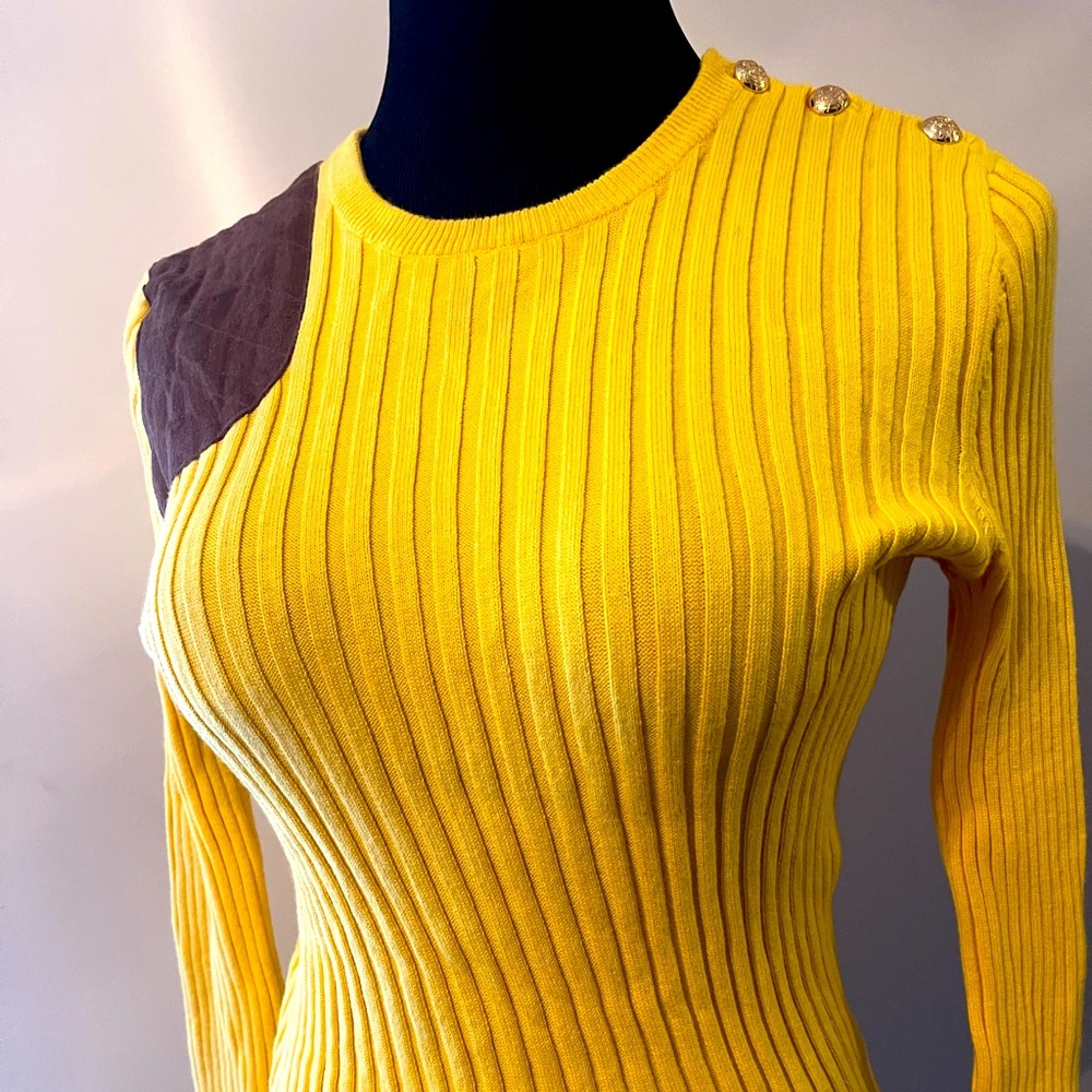 ❌SOLD! Ralph Lauren Yellow sweater Large